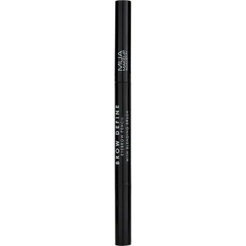 Přípravek na oči MUA Makeup Academy - Brow Pencil+Brush Tužky na obočí 1.5 g Černá unisex
