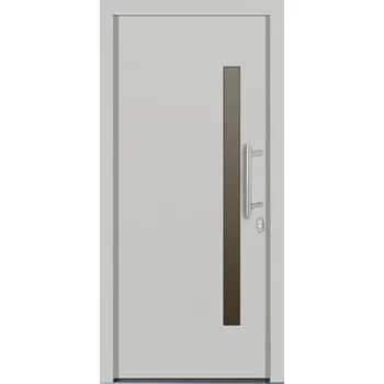 Vchodové dveře Vchodové dveře Maia dřevěné 100x200 cm P bílé