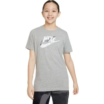 Dívčí tričko Dívčí tričko Nike SPORTSWEAR XL Šedá