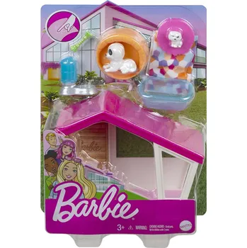 Panenka Mattel Barbie MINI HERNÍ SET S MAZLÍČKEM ASST