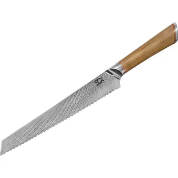 Kuchyňský nůž Nůž Dellinger Bread SOK Olive damast kuchyňský