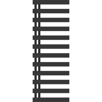 Radiátor Hopa Edinburgh koupelnový radiátor 500 x 1380 mm spodní připojení černá RADEDI501431
