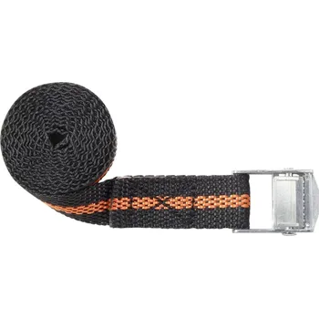 Upínací popruh TOOLCRAFT TO-6811758 upínací popruh se sponou Přivazovací únosnost napřímo (LC)=125 daN (d x š) 1.5 m x 25 mm upínací zámek EN 12195-2