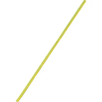 TRU COMPONENTS 1567325 smršťovací bužírka bez lepidla žlutá, zelená 6 mm 2 mm Poměr smrštění:3:1 metrové zboží