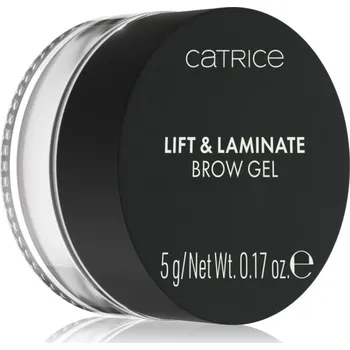 Řasenka Catrice Lift & Laminate Brow Gel transparentní fixační gel na obočí odstín 010 Transparent 5 g