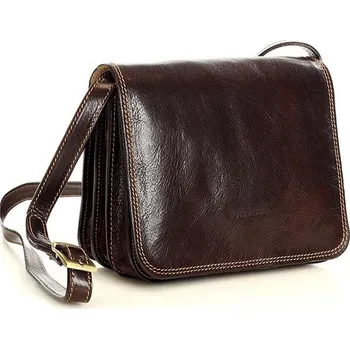 Kabelka MARCO MAZZINI coffee hnědá crossbody kabelka l178e Velikost: ONE SIZE