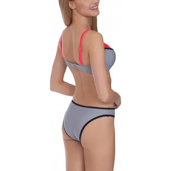 Dámské oblečení AQuarilla Dvoudílné plavky Bikini šedé 44