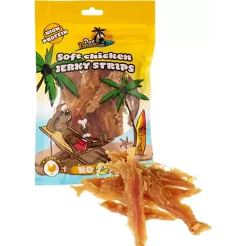 Pamlsek pro psa Pet Paradise Soft Chicken Jerky Strips 75g