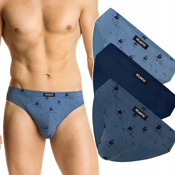 Slipy ATLANTIC SLIPY PÁNSKÉ SLIPY 3MP130 SPORT 3KS *M*