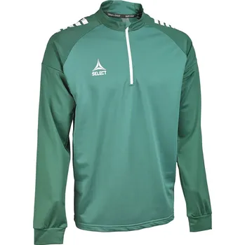 Pánská mikina Tréninková mikina Select Training sweat 1/2 zip Spain zeleno bílá Velikost: 10 y Velikost: 12 y
