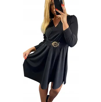 Dámské šaty Genesy koktejlové šaty glamour midi velikost 44