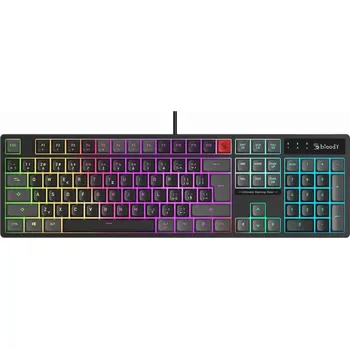 Klávesnice A4tech Bloody B230N, podsvícená herní klávesnice, USB, CZ, černá B230N-BK