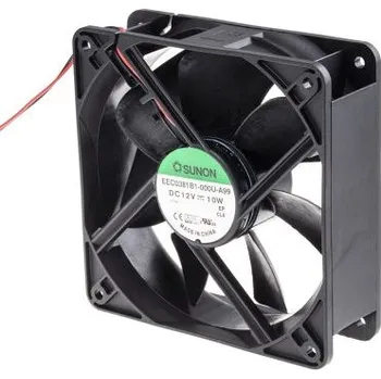 Průmyslový ventilátor Axiální ventilátor, řada: EE DC, 120 x 120 x 38mm, průtok vzduchu: 235m³/h 10W 12 V DC