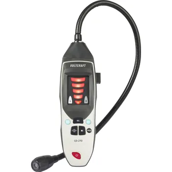Bezpečnostní detektor VOLTCRAFT GD-270 detektor úniku plynu, Metan, Vodík, Propan, Etylén, Etan, Hexan, Benzol, Izobutan, Etanol, Acetaldehyd, Formaldehyd, Toluen, Para-xylén,