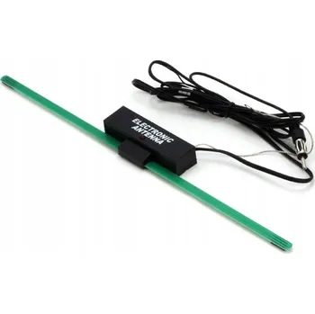 Autoanténa Aktivní automobilová anténa Amio 34 cm, kabel 210 cm, montáž na sklo