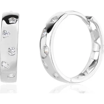 Náušnice Bealio BEALIO 14053 Stříbrné náušnice STARDUST 03-14053-4062