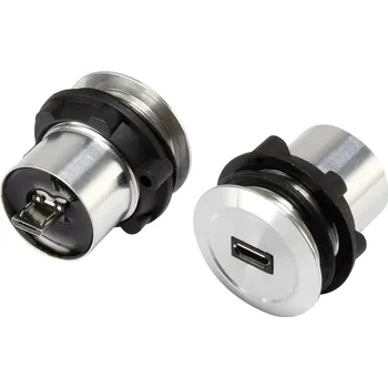 Elektrická zásuvka TRU COMPONENTS Micro USB-01 Zásuvka microUSB zásuvka, vestavná microUSB zásuvka na microUSB zástrčku Množství: 1 ks
