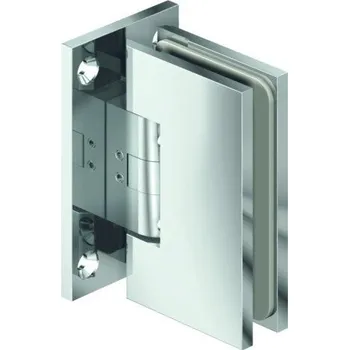 Sprchové dveře LEA - závěs pro sklo, zeď/sklo 90°, chrom lesklý, výprodej Chrom leštěný