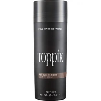 Kosmetika Toppík Hair Building Fibers keratinový pudr pro zakrytí řídnoucích oblastí 55 g, Černá