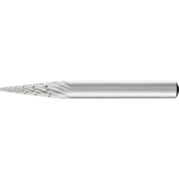 Fréza PFERD TOOLS 22422736 frézovací kolík , HSS, Špičatý kužel, Délka 60 mm, Vnější Ø 6 mm, Pracovní délka 18 mm, Ø hřídele 6 mm, 1 ks