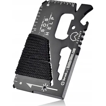 Multifunkční nůž Multitool AZYMUT TOOL CARD Karta Přežití Multifunkční 13v1