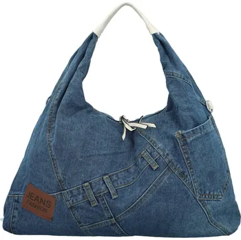 Kabelka Trendy dámská textilní kabelka na rameno Kaela, krémová