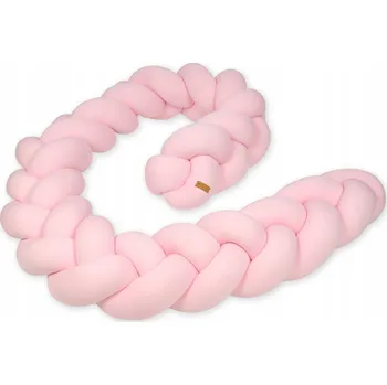 mantinel do postýlky Pletený chránič do postýlky, cop, polštář cca 3,5 m Pletený okrový