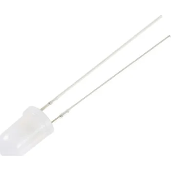 Dioda TRU COMPONENTS LED s vývody studená bílá kulatý 5 mm 7000 mcd 15 ° 20 mA 3.1 V