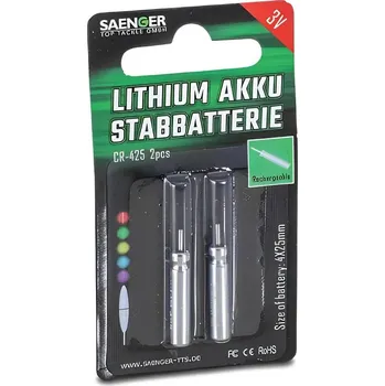 Baterie do splávku Saenger CR425 3V 25x4mm 2ks