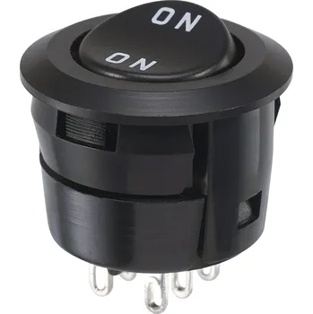 vypínač Miyama kolébkový spínač DS-059F-ON 250 V/AC 3 A 2x zap/zap s aretací 1 ks
