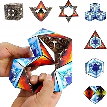 Hlavolam Magnetická kostka Magic Cube Fidget Antistresová