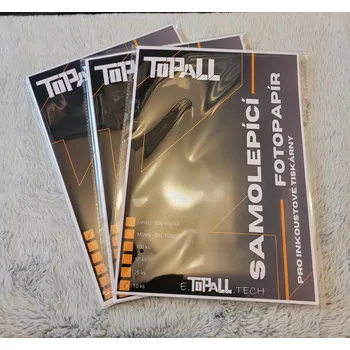 Fotopapír Samolepící Fotopapír ToPaLL - Lesklý Počet ks v balení: 10ks/bal