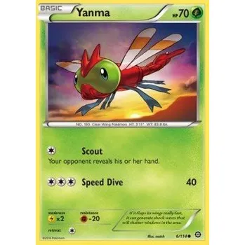 Karetní hra Pokémon STS 006/114 Yanma - Steam Siege Stav: Excellent, Verze: NORMAL