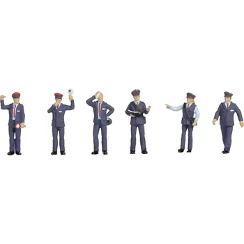 Modelová železnice NOCH H0 Železniční úředníci Německo natřená, stojící