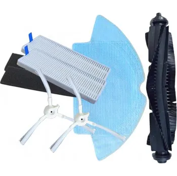 Sada příslušenství pro robotický vysavač Filtry, kartáče a mop pro ROWENTA ZR761000 kompatibilní sada 6ks
