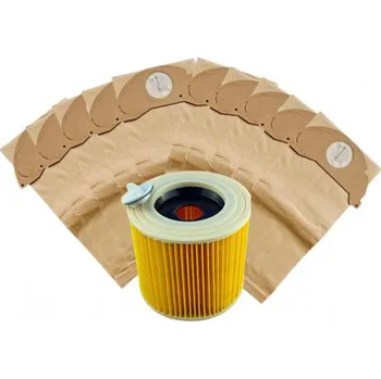 Sáček do vysavače Filtr pro vysavač KARCHER A 2054 32mm a sáčky 1+10ks