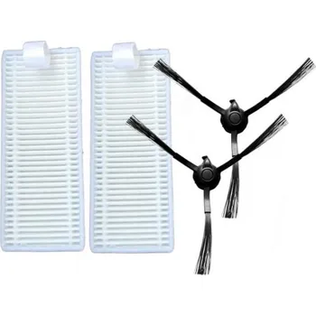 Sada příslušenství pro robotický vysavač Filtry a kartáče pro vysavač PHILIPS HomeRun Aqua 3000 XU3100/01 2+2ks