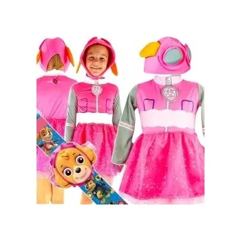 Karnevalový kostým ŠATY KOSTÝM Tlapková patrola PATROLY + ŠATY + 3D HODINKY S PROJEKTOREM 110-116