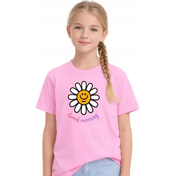 Chlapecké tričko Good Morning Daisy Pohádkové tričko pro děti Růžové 9-11 let