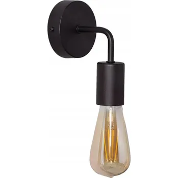 Nástěnné svítidlo Nástěnná lampa retro loft černá kovová do ložnice obýváku Abruzzo