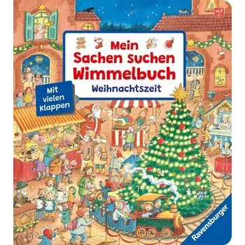 První čtění Mein Sachen suchen Wimmelbuch: Weihnachtszeit - Harvey, Franziska