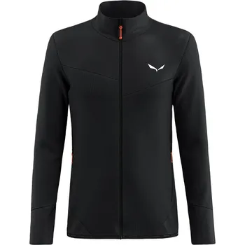 Pánská funkční mikina Salewa Puez Waffle Hyb Pl Jacket M Velikost: XL / Barva: černá