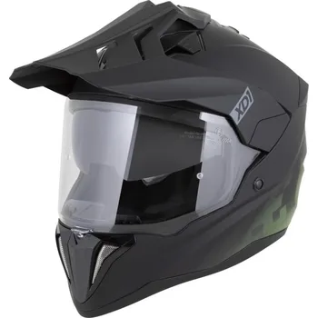 Helma na motorku Přilba XD1, ZED (černá matná/tmavě zelená) 2026 S (55 až 56 cm)