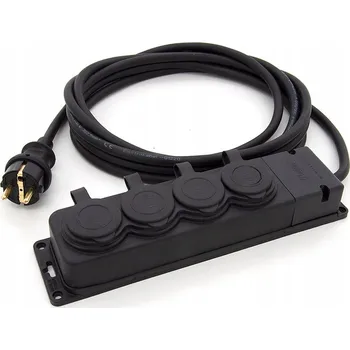 Napájecí kabel Prodlužovací Kabel přívod ELS Elektrotechnika 2 m 4 ks černý