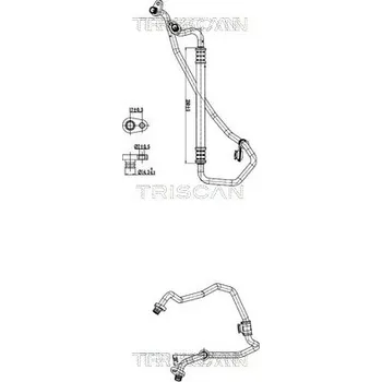 Klimatizace automobilu Triscan 9010 28073 Hadice vysokého/nízkého tlaku, klimatizace