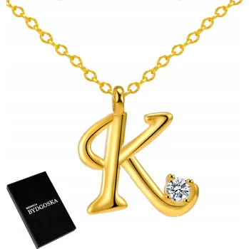 Náhrdelník STŘÍBRNÝ NÁHRDELNÍK písmeno K PÍSMENKO JMÉNO INICIÁLY