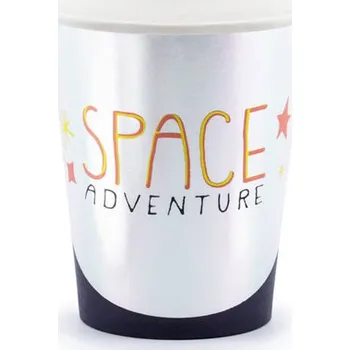 Party nádobí Papírové Kelímky PartyDeco Cosmos 200 ml 6 kusů