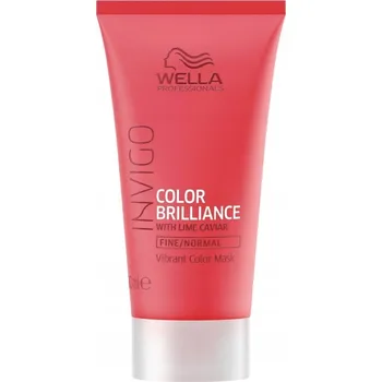 Vlasová regenerace Wella Invigo Brilliance 30ml maska pro jemné vlasy