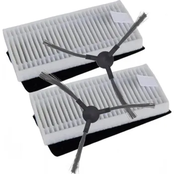 Sada příslušenství pro robotický vysavač Sada kartáčků a HEPA filtrů pro vysavač MOVA E20 Plus Black 2+2ks