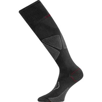 Pánské oblečení Lasting merino lyžařské podkolenky SWL růžové - Černá 903 / (49-52) XXL / Černá
